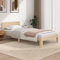ARKEM Massivholzbett Kiefer 100x200 cm Bettgestell Holzbett Bed Frame Massivholzbett Bett Holz Bettrahmen