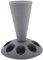 FASLOLSDP Shower Shelves Bag Holder Icing Bag Holder With 8 Slots Nozzles Holder Piping Bag Holder Stand For Filling Baking Accessories. Bedroom (Grey, One Size)