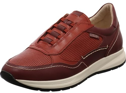 Pikolinos Getafe Herren Sneaker | Leder | Extra Leicht | Rot