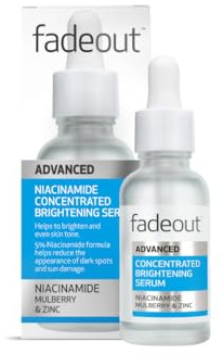 Fade Out ADVANCED Brightening Serum | Reduces Dark Spots | 30ml | Includes 5% Niacinamide, Mulberry Extract & Zinc PCA | Evens Skin Tone & Hydrates | Fragrance Free