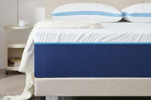 Hiimgo Colchón de espuma fría de 7 zonas, 21 cm de altura, 90 x 200 cm, grado de dureza 3 y 4 (H3 y H4), colchón ergonómico, colchón enrollable transpirable con funda de tela extraíble