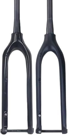 Forcella Mtb Forcella rigida MTB in carbonio MTB 29 27,5 26 perno passante 15*100mm conica in fibra di carbonio for ciclismo mountain bike bicicletta forcella rigida Forcelle Rigide Mtb(26 Tapered Mat