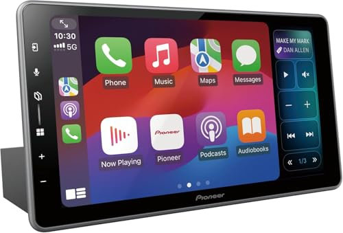 Pioneer Centro Multimedia SPH-DA97DAN-UNI2-2DIN, Pantalla táctil capacitiva de 9,0, con Wi-Fi, Bluetooth, Apple CarPlay, Android Auto y Dab+, con Antena Dab