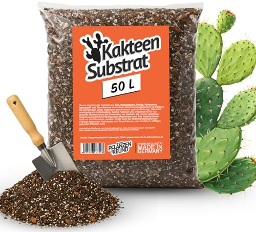 Nils der Pflanzenfreund® Kakteenerde (50 L) – Sukkulentenerde Substrat für Kakteen & Sukkulenten, Blumenerde mineralisch, nährstoffreich für optimale Drainage und gesunde Wurzeln