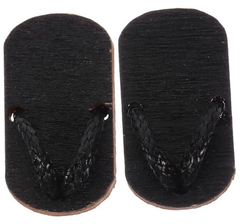 JOINPAYA 1paar Mini Clogs Für Dekorative Holzschuhe Miniatur Holzschuhe Für Spielzeug Und Miniaturmodelle Haus Deko