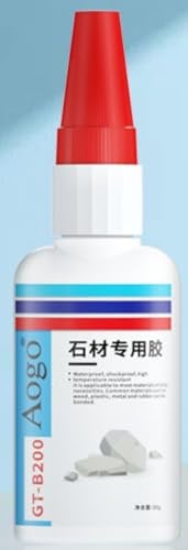 BOMVMVE Colla per pietra, 80 g, colla per marmo, pietre K-fegato, K-fegato per pietre, colla per pietra naturale, per la riparazione di pietra, marmo, granito e pietra artificiale