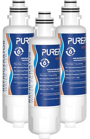 PUREPLUS HX2019FR-A Ersatz für HX2019F-A, K2100988 Wasserfilter, 3 Stück | NSF/ANSI 53 & 42 zertifiziert, kompatibel mit Hisense HRM260N6TSE, HRFD560SW, HRCD585BW, HRFD634BW, HRCD650BW