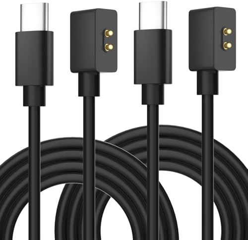 Gamorek 2-pack Charger Cable for Xiaomi Smart Band 10/9/8 and Redmi Watch 5/4/3,USB-C Magnet Charging Cable Replacement for Xiaomi Smart Band(3.28ft)
