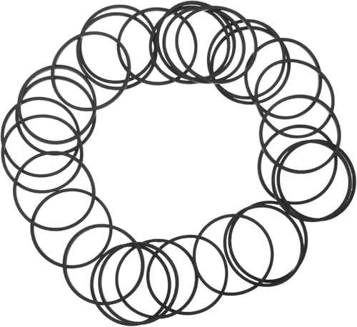 30pcs CD Player Drive Belt Seamless Rubber Belt for Audio Recorder Assortment for Vintage Tape Recorder Repair Clever treatment