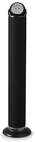 Bigben Interactive TW11LASER Tower 10W Schwarz Home-Stereoanlage - Home-Stereoanlagen (Home Audio Tower System, Schwarz, Einfarbig, Oben, 10 W, 3,5 mm)