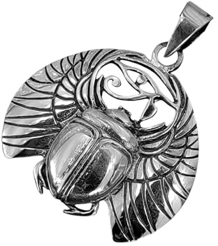 Kiss of Leather Anhänger Skarabäus aus 925 Sterling Silber Nr. 368