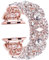 VIQIV Bracelet bling-bling compatible avec Apple Watch 42 mm, 44 mm, 45 mm, 46 mm, 49 mm, Ultra iWatch Series 11 10 9 8 7 6 5 4 3 SE SE2, bracelet en acier inoxydable avec strass et diamants pour