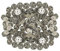 BaiJ Fermoir Pins, 50 Pièces Fermoirs Papillon pour Broches Attaches Pins pour l'artisanat DIY Bijoux Jewelry Making, Argent