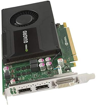nVidia Scheda Quadro K2000 700103-001 713380-001 Dual DisplayPort DVI-I PCI-e 2GB