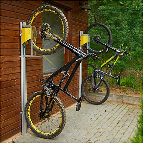 Parkis Original Fahrradständer Lift automatisch bis 40% Platz ersparend Fahrrad parken (MTB)
