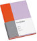 Semikolon 364831 - Notizbuch Cutting Edge A5 liniert - 176 Seiten, cremeweißes Papier - Lesezeichen - tangerine lavender