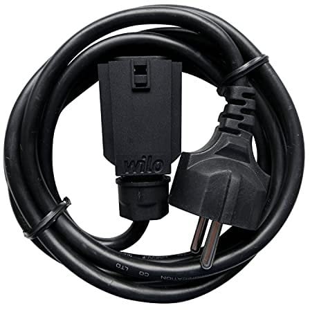 Pumpenanschlusskabel mit Wilo-Stecker, 2 m, 200 x 0,75 x 0,75 cm, schwarz (4200870)