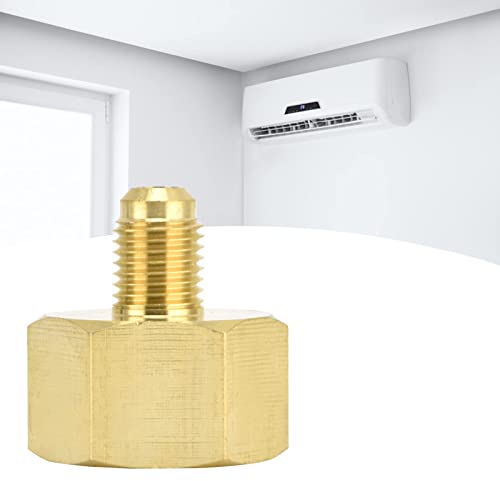 GAESHOW Accoppiatore per Idropulitrice ad Alta Pressione, Riduzione Adattatore per Bombola Gas, W21 a 1/4SAE Connettore Convertitore Adattatore Refrigerante Aria Condizionata per R134A