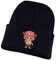 WANHONGYUE One Piece Monkey D Luffy Anime Beanie Strickmütze für Damen und Herren Unisex Weiche Cuffed Plain Hat Warme Winter Mütze Skullcap Schwarz/22