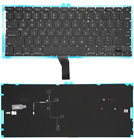 CLICK HELP Tastiera Notebook Compatibile sostitutivo per Apple MacBook Air 13 A1369 2010 A1466 2012 (RETROILL) Layout US Americano