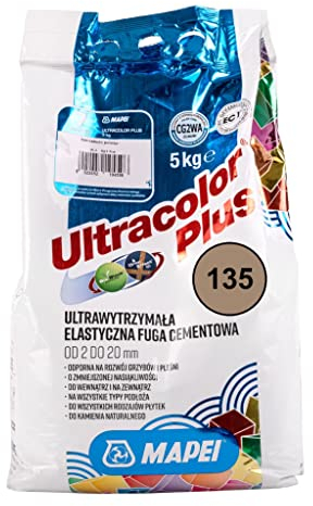 MAPEI ULTRACOLOR PLUS 5kg 135 goldstaub - zementäre Flexfuge für Fugenbreiten bis 20 mm