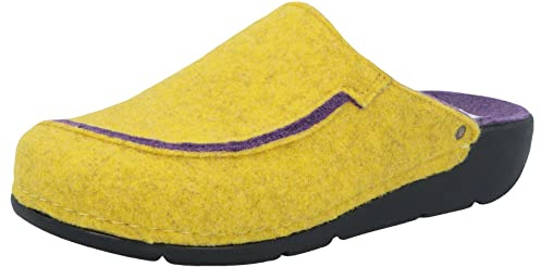 Berkemann Damen Berkoflex Clogs Filz Wide Fußbett: herausnehmbar