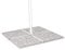 Decor Space Base in Cemento 20 kg per ombrellone da Giardino, marmetta Quadrata in Ghiaia 50 x 50 cm (4)