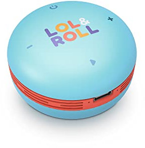Energy Sistem LOL&Roll Pop Kids Speaker (Altoparlante portatile per bambini Tecnologia wireless Bluetooth® 5.0, Music Share, Controllo Volume, 5 W) - Blu