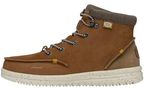 Hey Dude Bradley Boot Leather - Mens Shoes - Cognac - Size EU 46