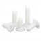 NACX Lot de 80 vis filetées M4 x 25 mm en nylon à tête fraisée cruciforme à tête plate