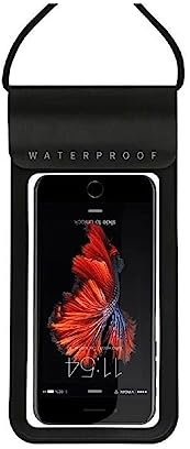 DFV mobile - Waterproof Submersible Cover Beach Pool Kayak Diving Swimming Fishing for Asus Rog Phone 6D (2022) - Black