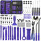 Uolor 342 Pièces Outils De DéMontage De Garnitures Trousse, Installation Garniture Intérieure Outils avec Rivet Clips Plastique pour Voiture Porte Panneau Tableau de Bord