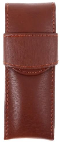 okhobby Stifteetui aus Leder, für 3 Stifte, Stiftehalter, Füllfederhalter, für Herren/Damen