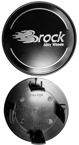 4 Stück Original Brock Nabendeckel 65mm Schwarz Matt EM136 4er-Set Nabenkappen Felgenkappen Radnabenkappen Nabenabdeckungen Felgennabenabdeckungen Radnabenabdeckungen Felgennabendeckel Radnabendeckel