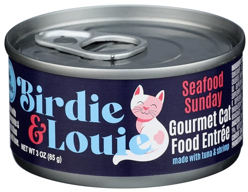 Birdie & Louie Seafood Sunday Wet Cat Food, 3 OZ