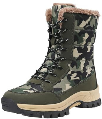 Damen Winterschuhe Schneestiefel Damen Wadenwärmer Damen Wanderschuhe Damen Wasserdicht Western Boots Damen Winterschuhe Damen Bergschuhe Damen