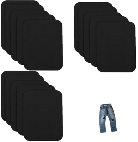 15 Pcs Repair Patches Iron On Patches for Clothing Patch Waterproof Repair Iron on Pots Repair Patches for Clothing Iron On Denim Patches for Inside Down Jacket Tent Clothes Bag