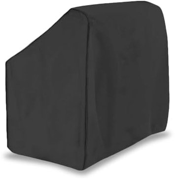 Cubierta de consola central de barco, lona de poliéster de grado marino 600D, impermeable, negro, hasta 40 pulgadas de ancho x 30 pulgadas de largo x 44 pulgadas de alto