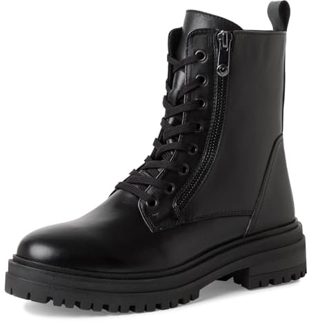 MARCO TOZZI Stivaletti da Donna con Lacci 2-25263-43, Stivali alla Moda, Nero, 38 EU