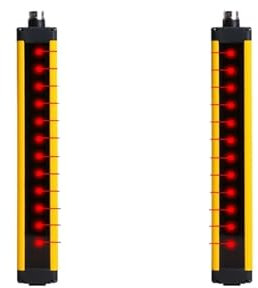 Fotoelektrischer Schutz 10 mm 30 x 30 Sicherheitslichtvorhänge APS30-(0410-4210) Strahlen 3/5/10 m schützen Lichtschranken-Bereichssensor 24 V NPN PNP ( Color : APS30-1610 , Size : 10M DISTANCE_PB )