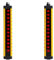 Fotoelektrischer Schutz 10 mm 30 x 30 Sicherheitslichtvorhänge APS30-(0410-4210) Strahlen 3/5/10 m schützen Lichtschranken-Bereichssensor 24 V NPN PNP ( Color : APS30-1610 , Size : 10M DISTANCE_PB )