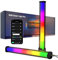 MIUCDA LED Lightbar, WiFi RGBIC 35CM Gaming Lightbar für PC TV Hintergrundbeleuchtung Musiksync Ambient Lampe funktioniert mit Alexa und Google Assistant App-Steuerung Dimmbar