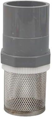 Filtre en PVC ID 20/25/32/40/50 for pompe à eau d'irrigation de jardin, remplissage d'admission, raccords de tuyaux d'aquarium(Grey,Inside Diameter 32mm)