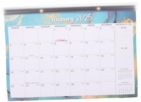 FOYTOKI Haushalt Zum Aufhängen An Der Wand Monatsplaner Hängekalender 2024 Whiteboard- Zeitplan Wandkalender 2025 2025-2026 Doppeltes Offsetpapier Kalendertafel