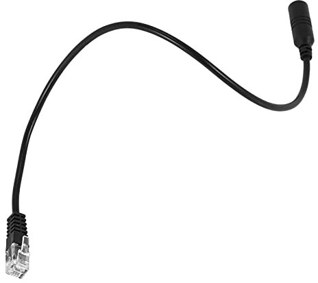 WOEIFGV Adattatore per cuffie da 3,5 mm per cuffie telefoniche a RJ9, cavo adattatore facile da installare, ideale per casa, aziende, uffici, call center