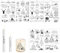 ORUZA Kerzentattoos Weihnachten, 6 Stück Kerzen Tattoo Folie DIY Kerzensticker, Selbstklebend DIY Tattoo Stickerbogen für Stabkerzen und Geschenk, Schwarz