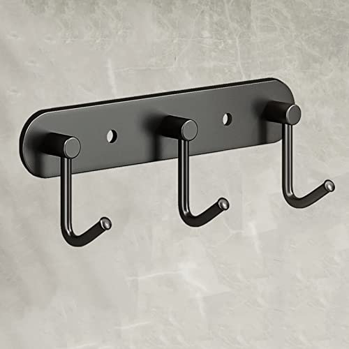 Hanging Kitchen Utensil Holder Rack with 8 Hooks Wall Mounted Cooking Utensil Hanger for Pots Pans Spatulas and Spoons