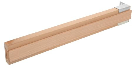 HOMSFOU Gleitschiene Aus Massivholz Ersatzschienenführung Schrankschiene Schubladenführungen Aus Holz Kommodengleiter Einfach Zu Installieren