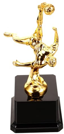 DINHEAROM Trofei Calcio Decorativi in Plastica, Coppa Piccola da Scrivania per Decorazione da Calcio, Premio per Festival e Casa, Stile Chic