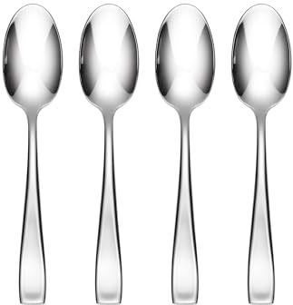 Oneida Moda Teaspoons, Set of 4,Silver